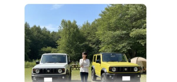 ジムニー女子 キャンプ 初心者