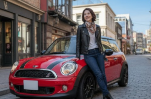 ミニクーパー 乗ってる人 イメージ